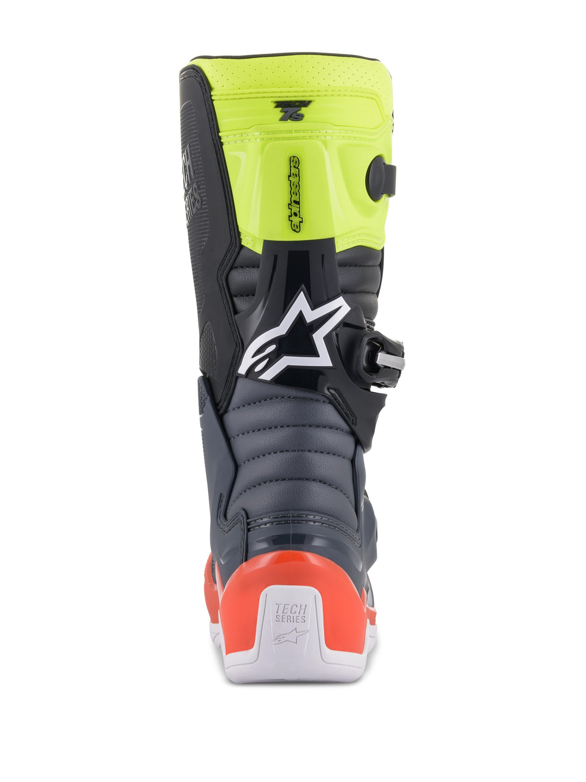 Dětské boty Alpinestars Tech 7 S šedá/červená fluo/žlutá fluo