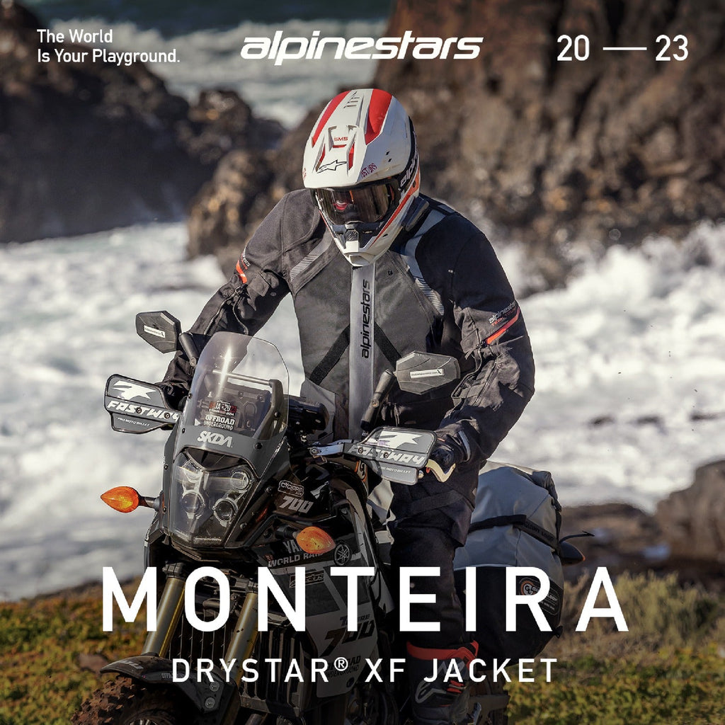 Bunda Alpinestars Monteira Drystar XF tmavě šedá/černá/červená