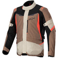 Bunda Alpinestars ST-1 Waterproof tmavá khaki/písková/černá/červená fluo