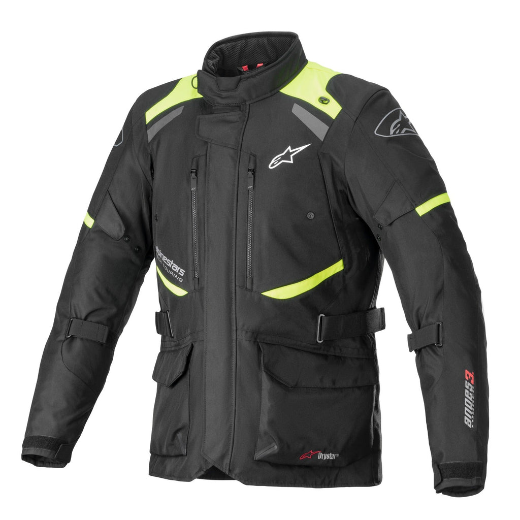 Bunda Alpinestars Andes Drystar černá/žlutá fluo