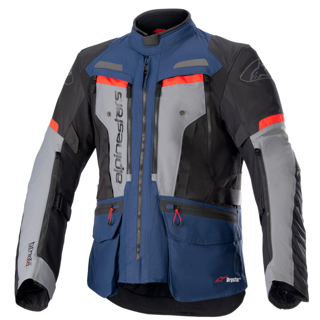 Bunda Alpinestars Bogota PRO Drystar tmavě modrá/černá/červená