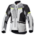 Bunda Alpinestars Bogota PRO Drystar šedá/tmavě šedá/černá/žlutá fluo