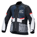 Bunda Alpinestars Andes AIR Drystar tmavě modrá/černá/světle šedá