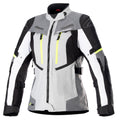 Dámská bunda Alpinestars Stella Bogota PRO Drystar šedá/tmavě šedá/černá/žlutá fluo