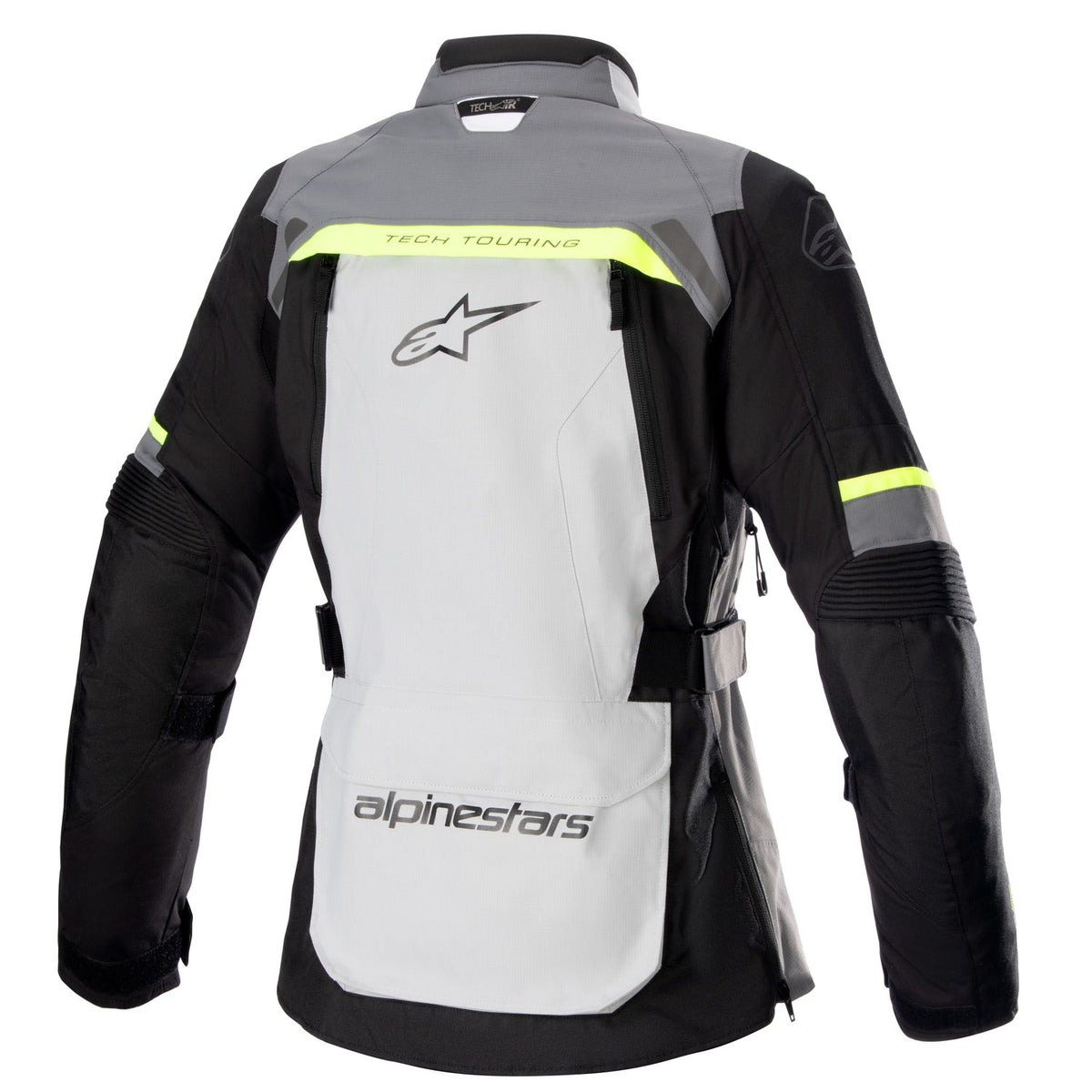 Dámská bunda Alpinestars Stella Bogota PRO Drystar šedá/tmavě šedá/černá/žlutá fluo
