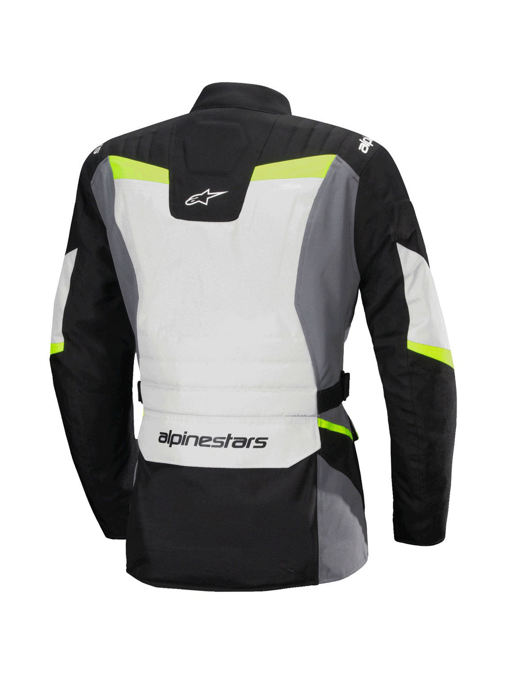 Bunda Alpinestars Stella ST-1 Waterproof světle šedá/černá/žlutá fluo