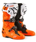 Boty Alpinestars Tech 10 Enduro oranžová fluo/černá/bílá