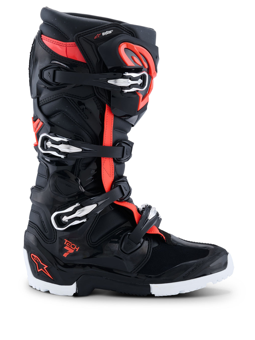 Boty Alpinestars Tech 7 Enduro Drystar černá/červená fluo/bílá