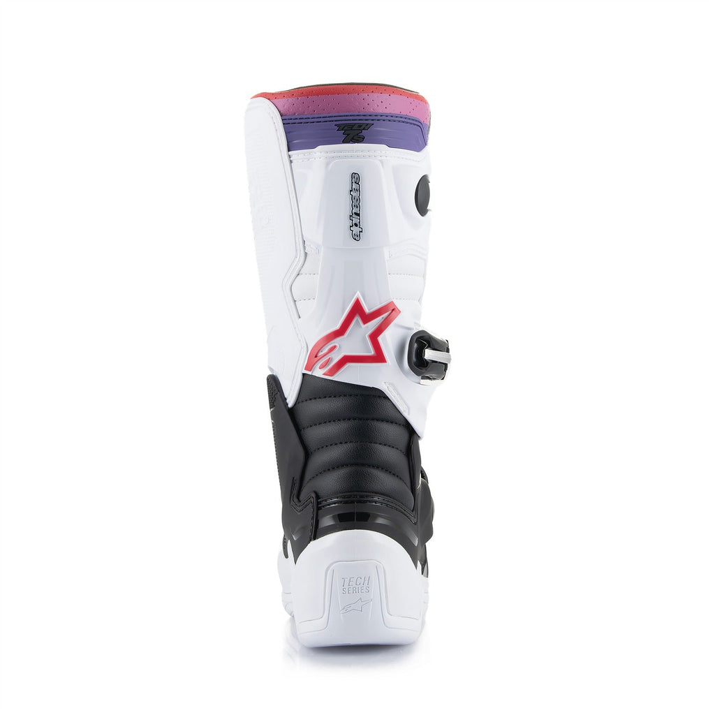 Dětské boty Alpinestars Tech 7 S bílá/černá/červená/modrá/fialová