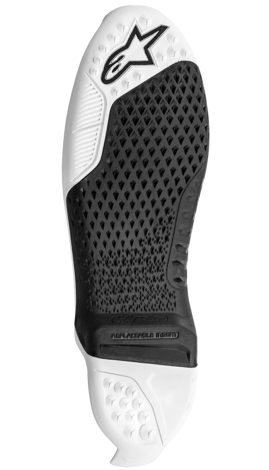 Podrážky pro boty Alpinestars Tech 10 model 2021 a dále černá/bílá, pár