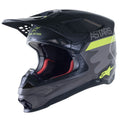 Přilba Alpinestars Supertech S-M10 limitovaná edice AMS šedá/bílá/žlutá fluo/černá