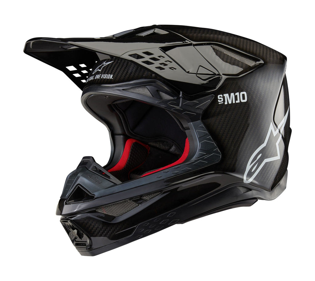 Přilba Alpinestars Supertech S-M10 Solid lesklý karbon