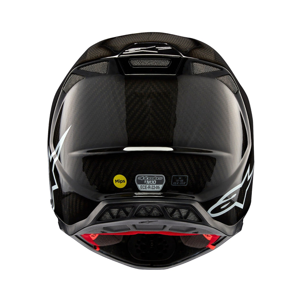 Přilba Alpinestars Supertech S-M10 Solid lesklý karbon