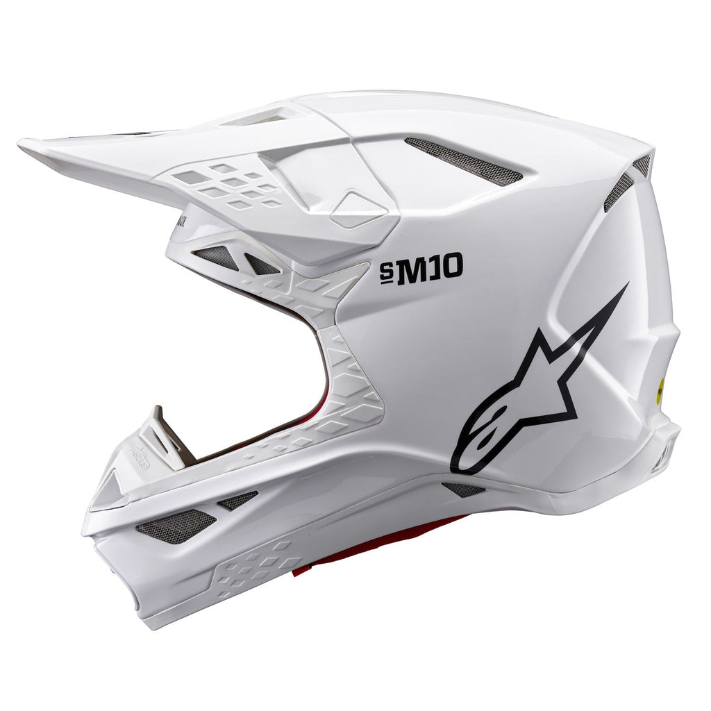 Přilba Alpinestars Supertech S-M10 Solid bílá