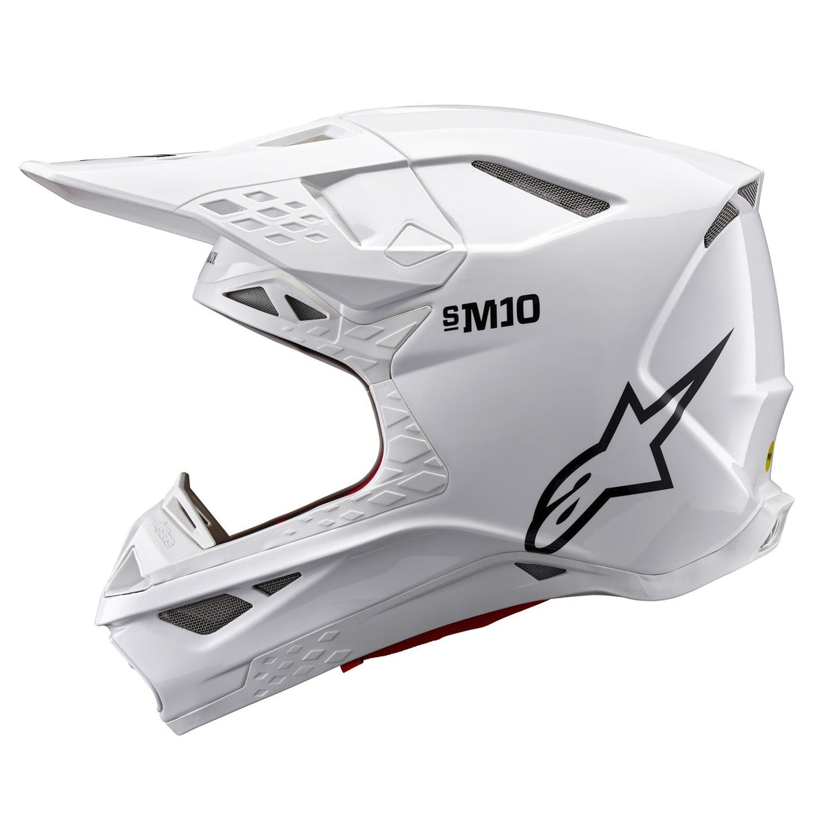Přilba Alpinestars Supertech S-M10 Solid bílá