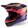 Přilba Alpinestars Supertech S-M10 ERA růžová/fialová/žlutá fluo