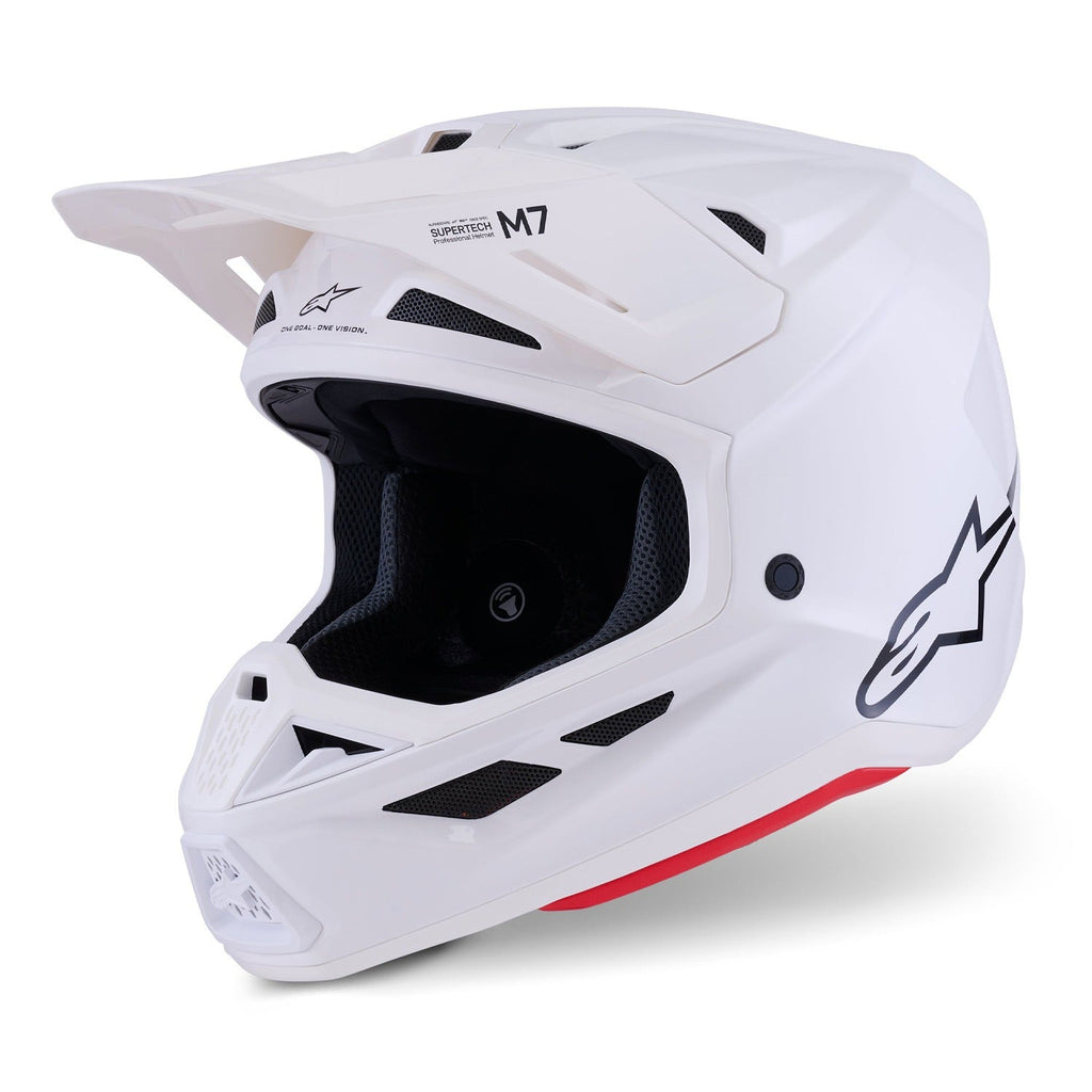 Přilba Alpinestars Supertech S-M7 Solid bílá