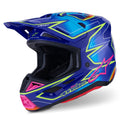 Přilba Alpinestars Supertech S-M7 Cast modrá/růžová/žlutá fluo