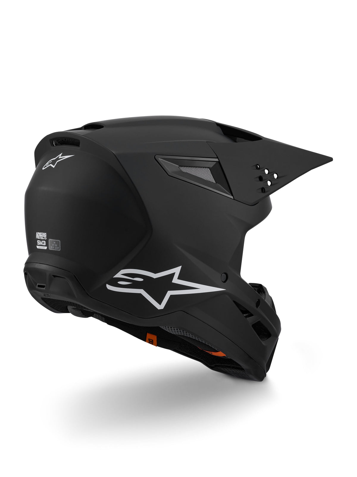 Přilba Alpinestars S-M3 Solid černá matná