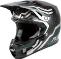 Přilba Fly Racing Formula S Carbon Byte /carbon/šedá/stříbrná