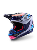 Přilba Alpinestars Supertech S-M10 limitovaná edice Records šedá/multicolor