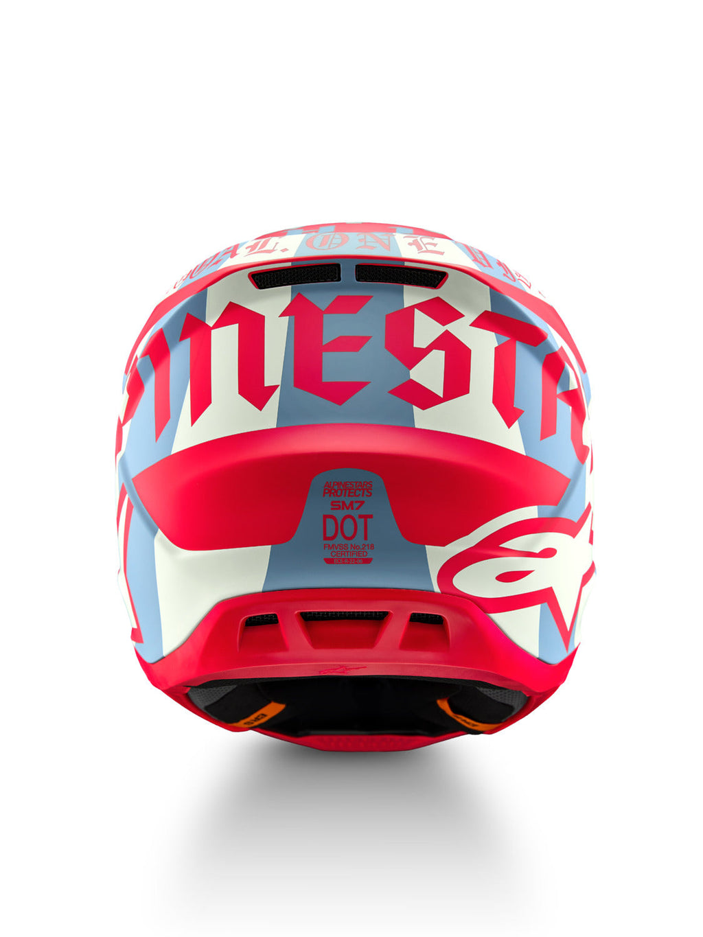Přilba Alpinestars Supertech S-M7 limitovaná edice Beast Coast šedá/černá/oranžová