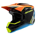 Dětská přilba Alpinestars S-M3 Fray černá/oranžová fluo/žlutá fluo/tyrkysová