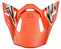 Kšilt pro přilby Alpinestars Supertech S-M10 edice Troy LEE Designs oranžová/bílá/černá, verze ECE 22.05