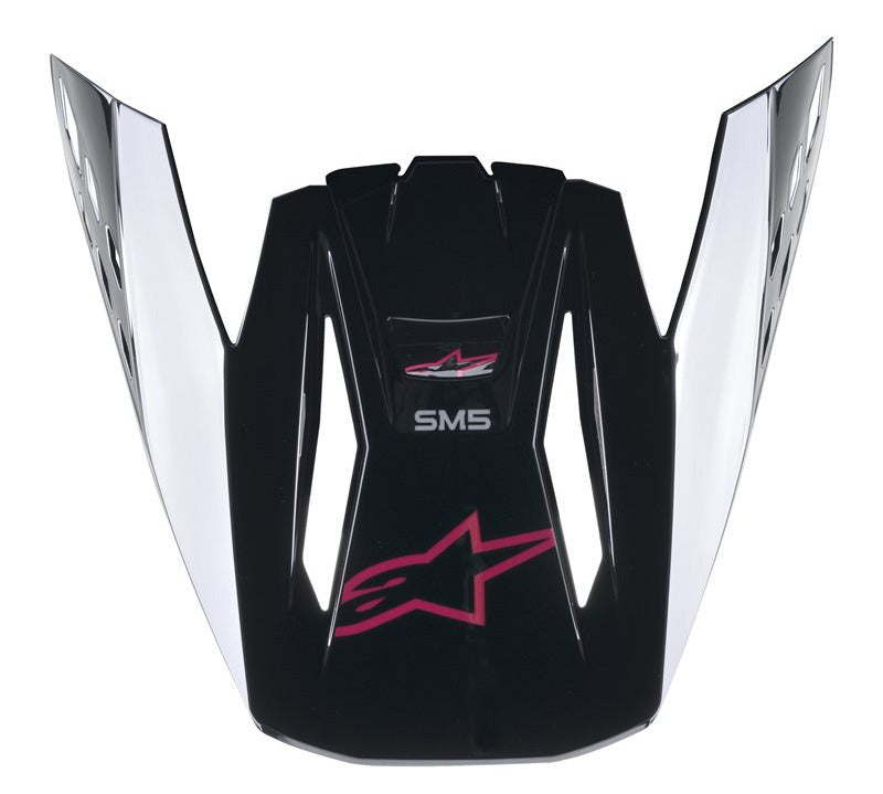Kšilt pro přilby Alpinestars S-M5 Compass černá/růžová, verze ECE 22.05