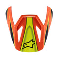 Dětské kšilt pro přilby Alpinestars S-M3 Fray černá/oranžová/žlutá fluo/tyrkysová