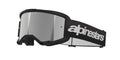 Brýle Alpinestars Vision 3 Wordmark černá, zrcadlové stříbrné plexi