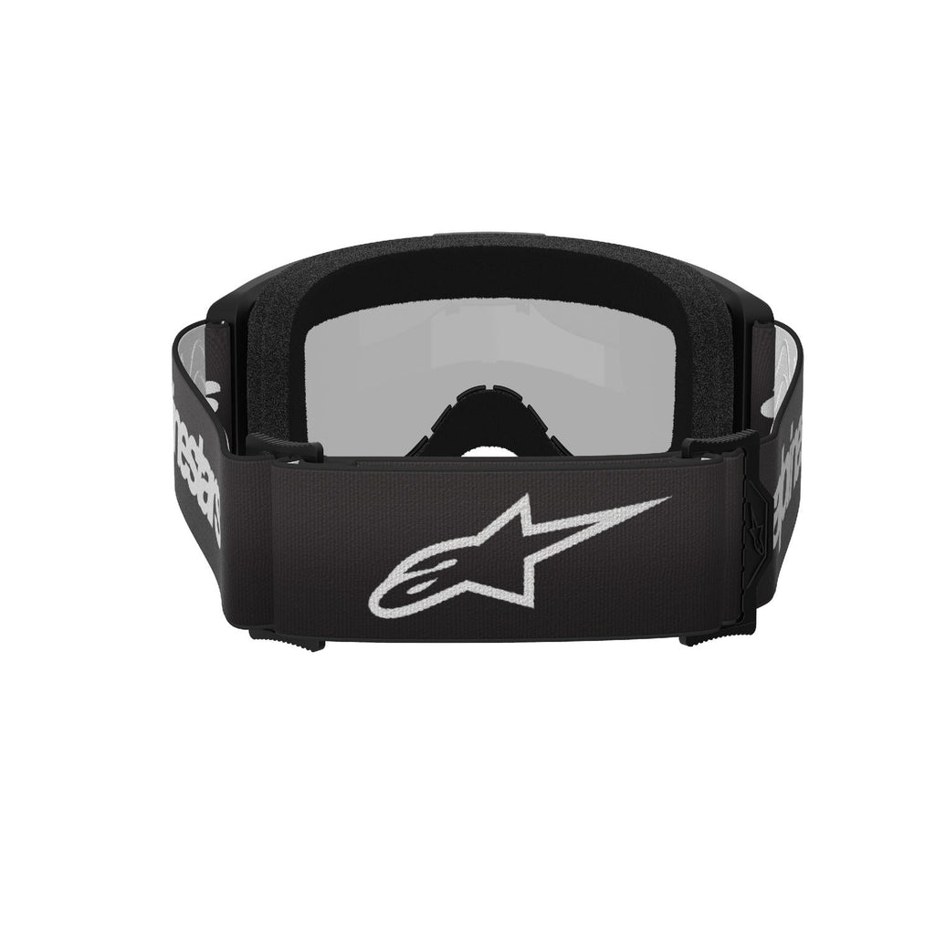 Brýle Alpinestars Vision 3 Wordmark černá, zrcadlové stříbrné plexi