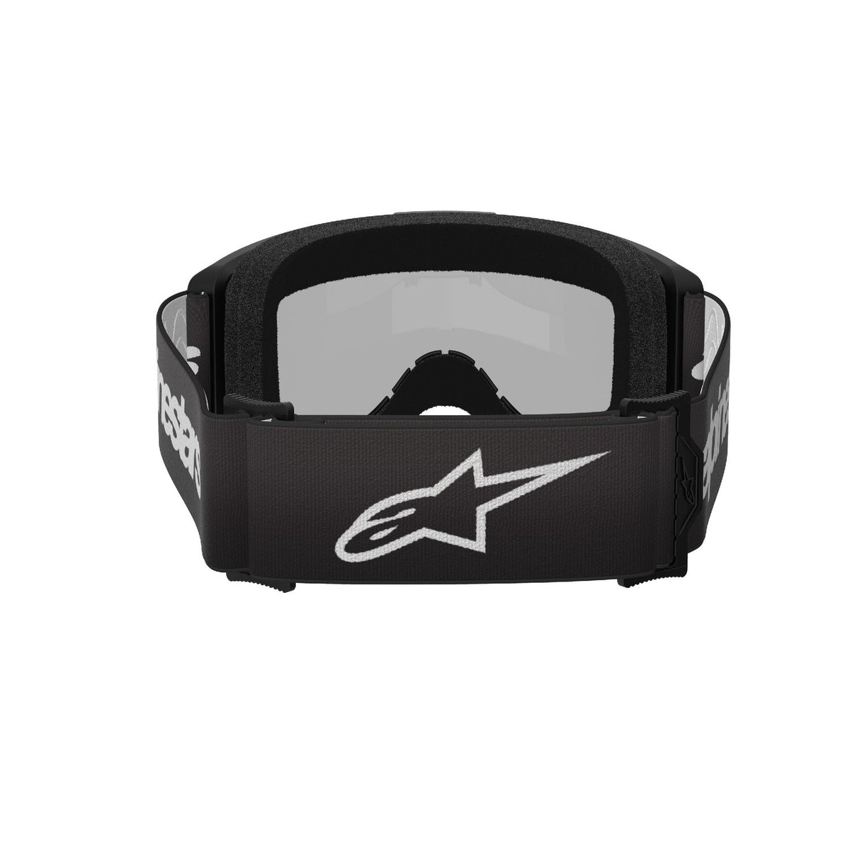 Brýle Alpinestars Vision 3 Wordmark černá, zrcadlové stříbrné plexi