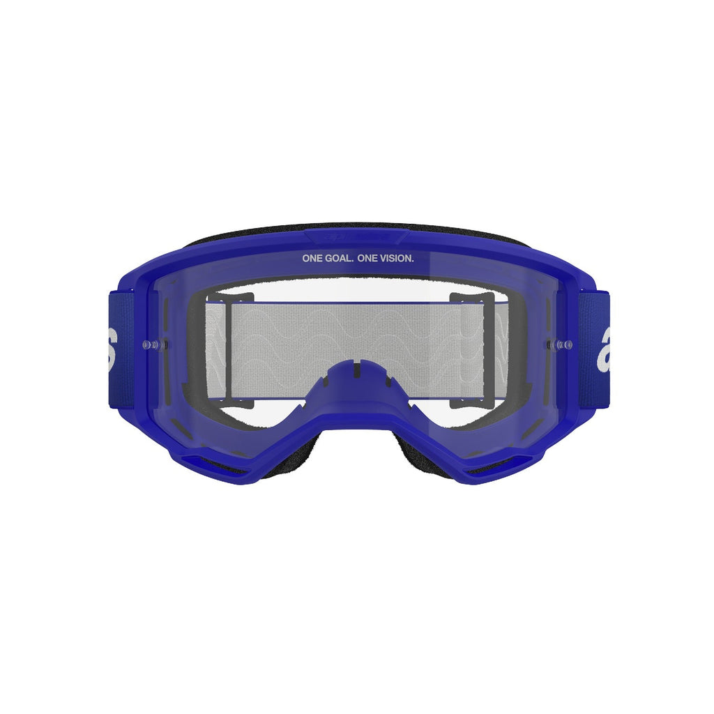 Brýle Alpinestars Vision 3 Wordmark modrá, čiré plexi