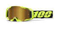 Brýle 100% Armatic Neon Yellow, zlaté true plexi