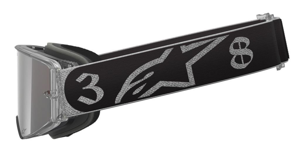 Brýle Alpinestars Supertech Vision DNGR38 XXV černá/stříbrná, zrcadlové stříbrné plexi