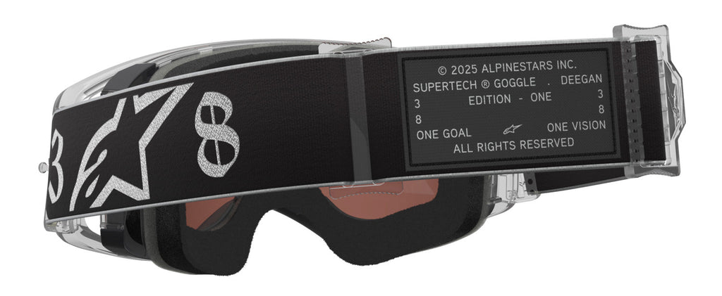 Brýle Alpinestars Supertech Vision DNGR38 XXV černá/stříbrná, zrcadlové stříbrné plexi