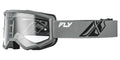 Brýle Fly Racing Focus šedé/černá - čiré plexi