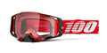 Brýle 100% Armega RED čiré plexi