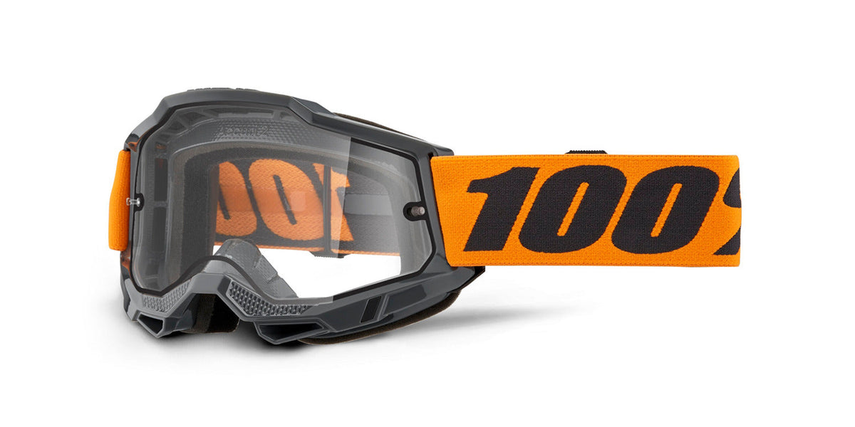 Brýle 100% Accuri 2 Enduro Moto oranžové, čiré Dual plexi