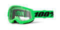 Brýle 100% Strata 2 NEW neon zelené, čiré plexi