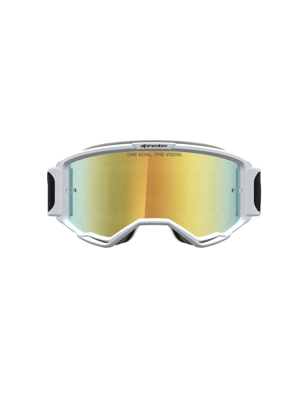 Brýle Alpinestars Vision 5 Rora černá/bílá, zrcadlové zlaté plexi