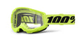 Brýle 100% Strata 2 NEW neon žluté, čiré plexi