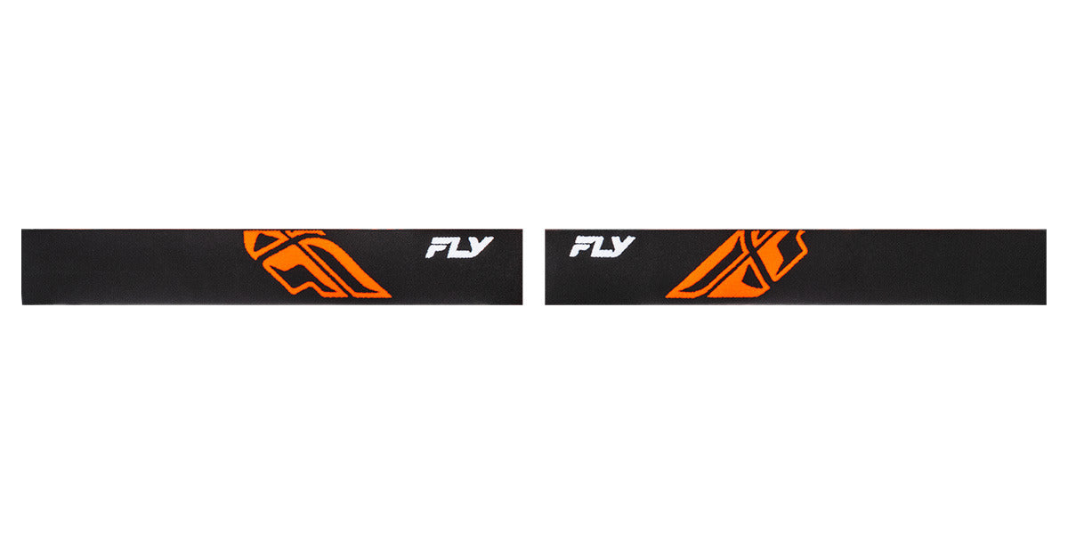 Dětské brýle Fly Racing Focus černé/oranžové - čiré plexi