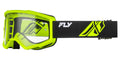 Dětské brýle Fly Racing Focus černé/Hi-vis - čiré plexi