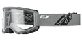 Dětské brýle Fly Racing Focus šedé/černá - čiré plexi