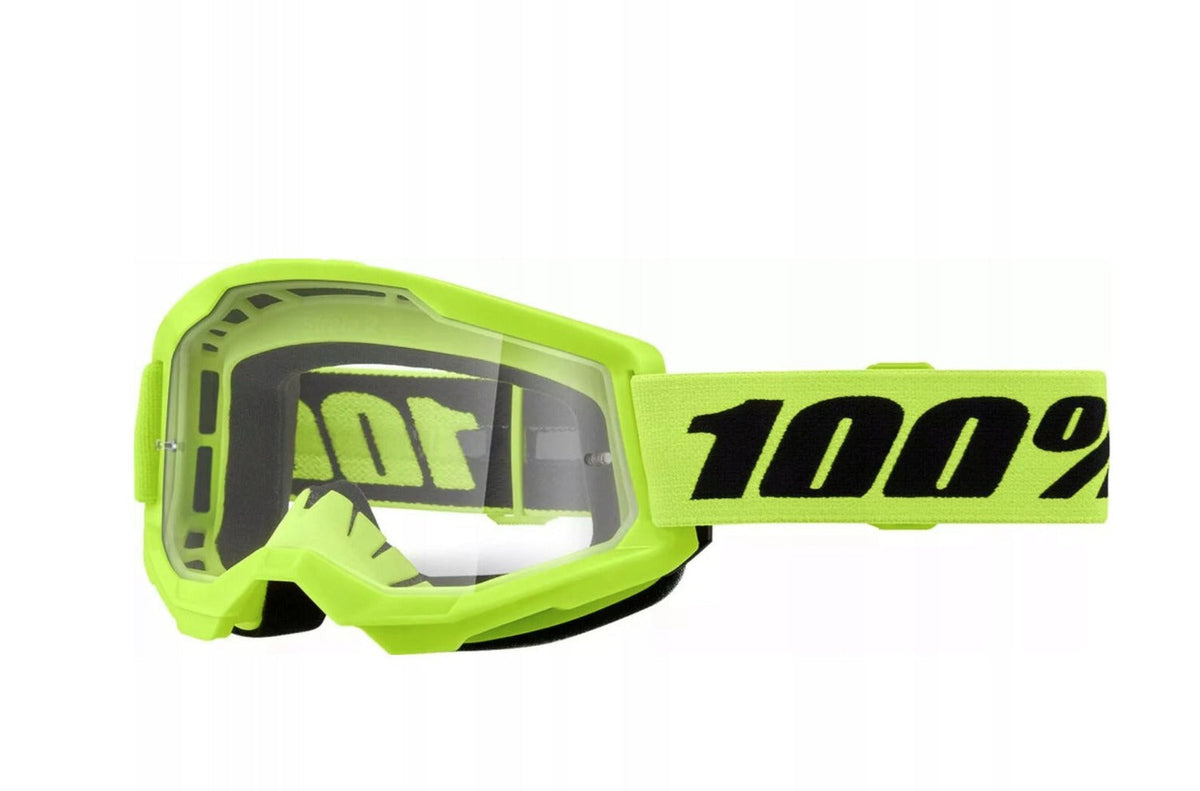 Dětské brýle 100% Strata Mini Yellow žlutá, čiré plexi