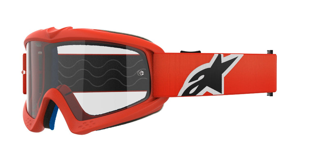 Dětské brýle Alpinestars Vision Youth Corp oranžová, čiré plexi