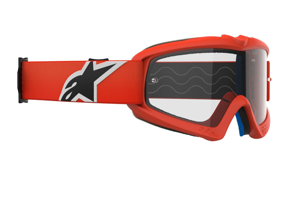 Dětské brýle Alpinestars Vision Youth Corp oranžová, čiré plexi