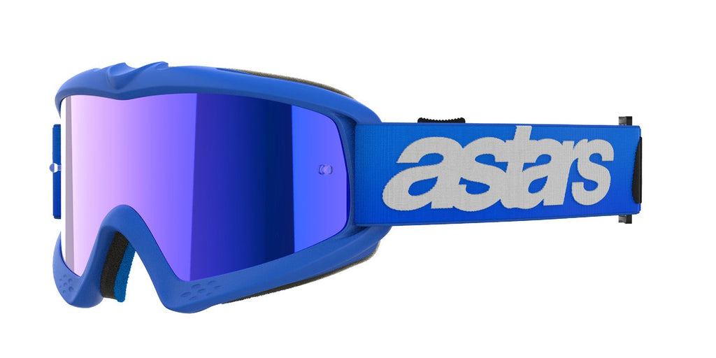 Dětské brýle Alpinestars Vision Youth Blaze modrá, zrcadlové modré plexi